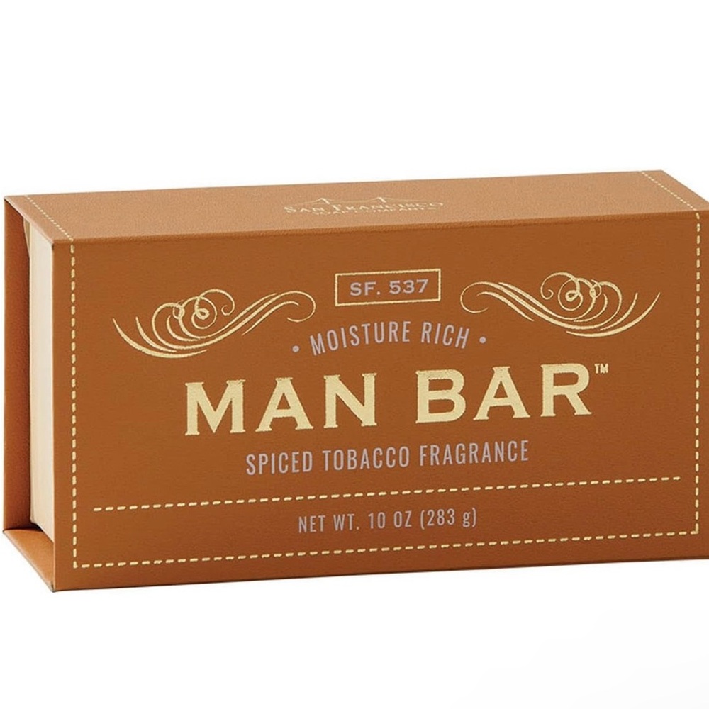 Man Bar Spiced Tobacco Fragrance Soap